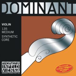 Thomastik Dominant 4/4 Violin String Set - Medium Gauge - Aluminum/Steel Loop-End E